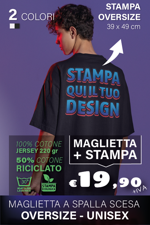 BOSS - T-shirt in cotone mercerizzato con grafica geometrica - Bianco BOSS - T-shirt in cotone mercerizzato con grafica geometrica - Bianco