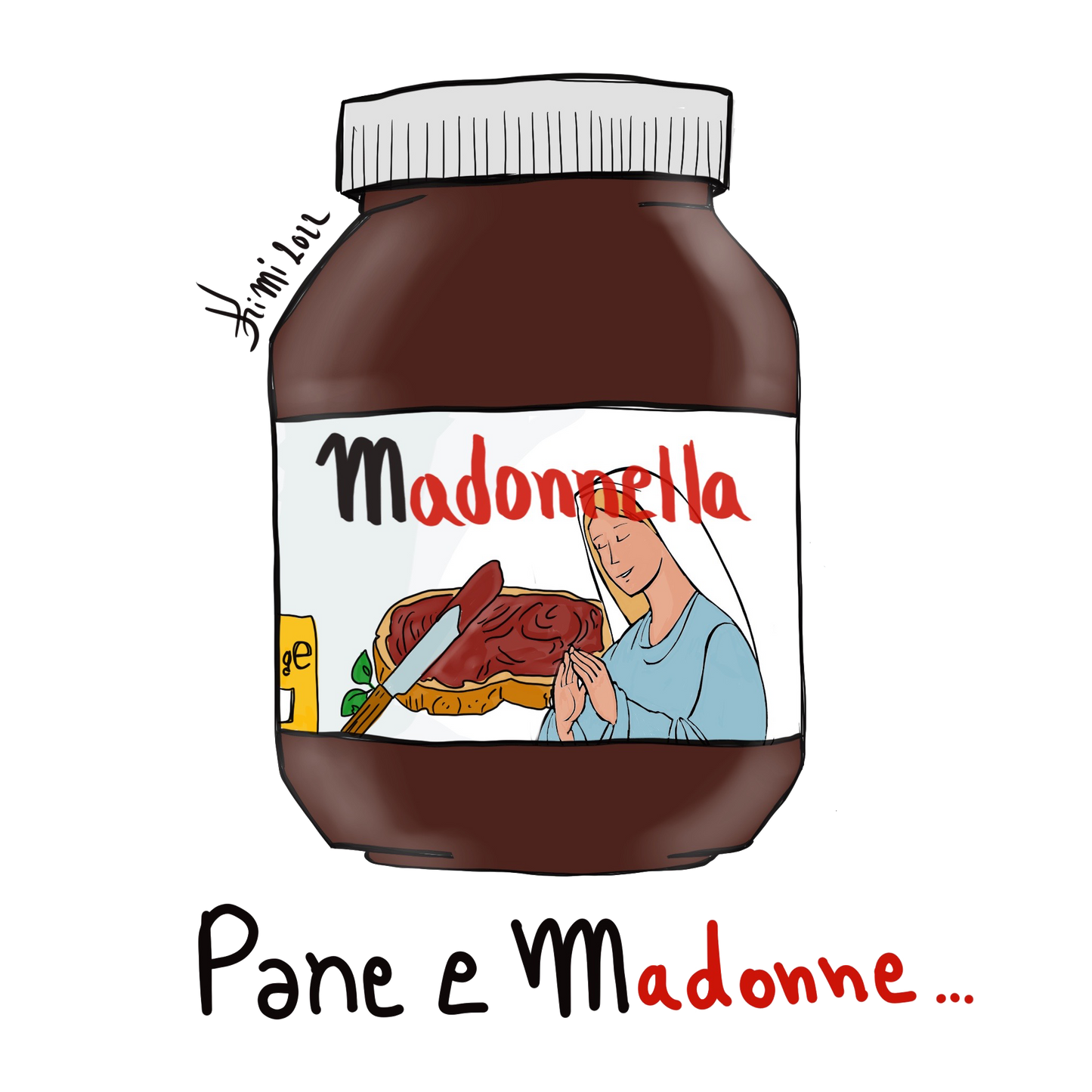 Tazza pane e Madonella - di Kimi 85