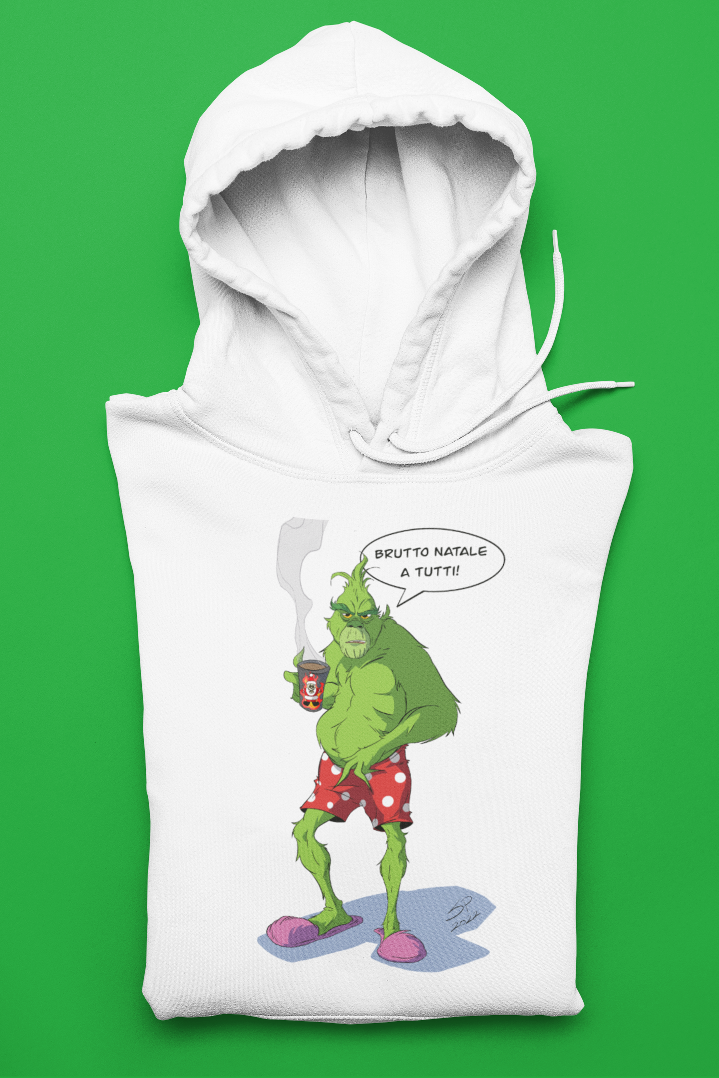 Il Grinch di Simon's Art - Felpa Unisex
