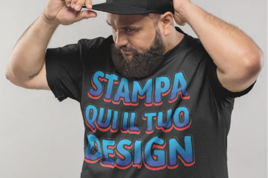 T-Shirt Taglie Forti (3XL - 5XL): Stampe Grandi !