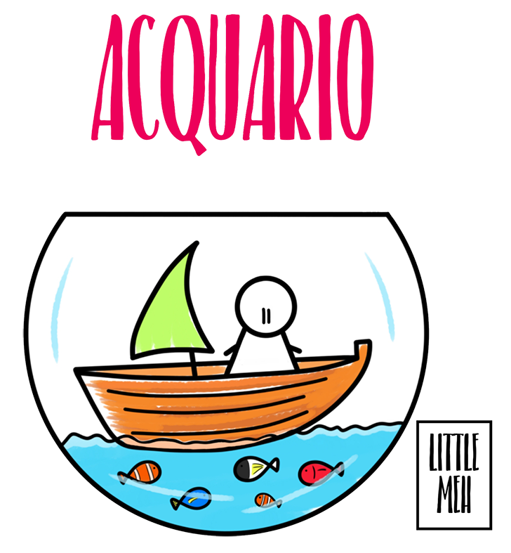 Tazza Acquario  - di Little Meh
