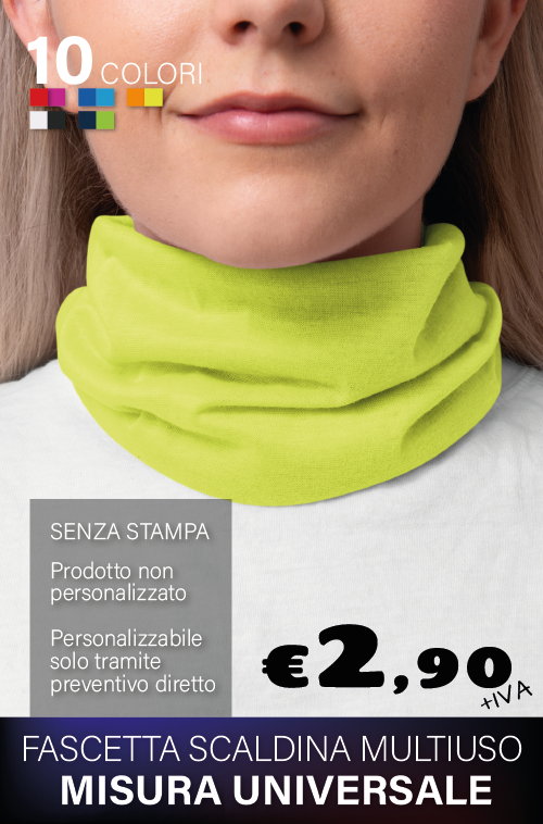 Fascetta Scaldina Multiuso (non personalizzabile)