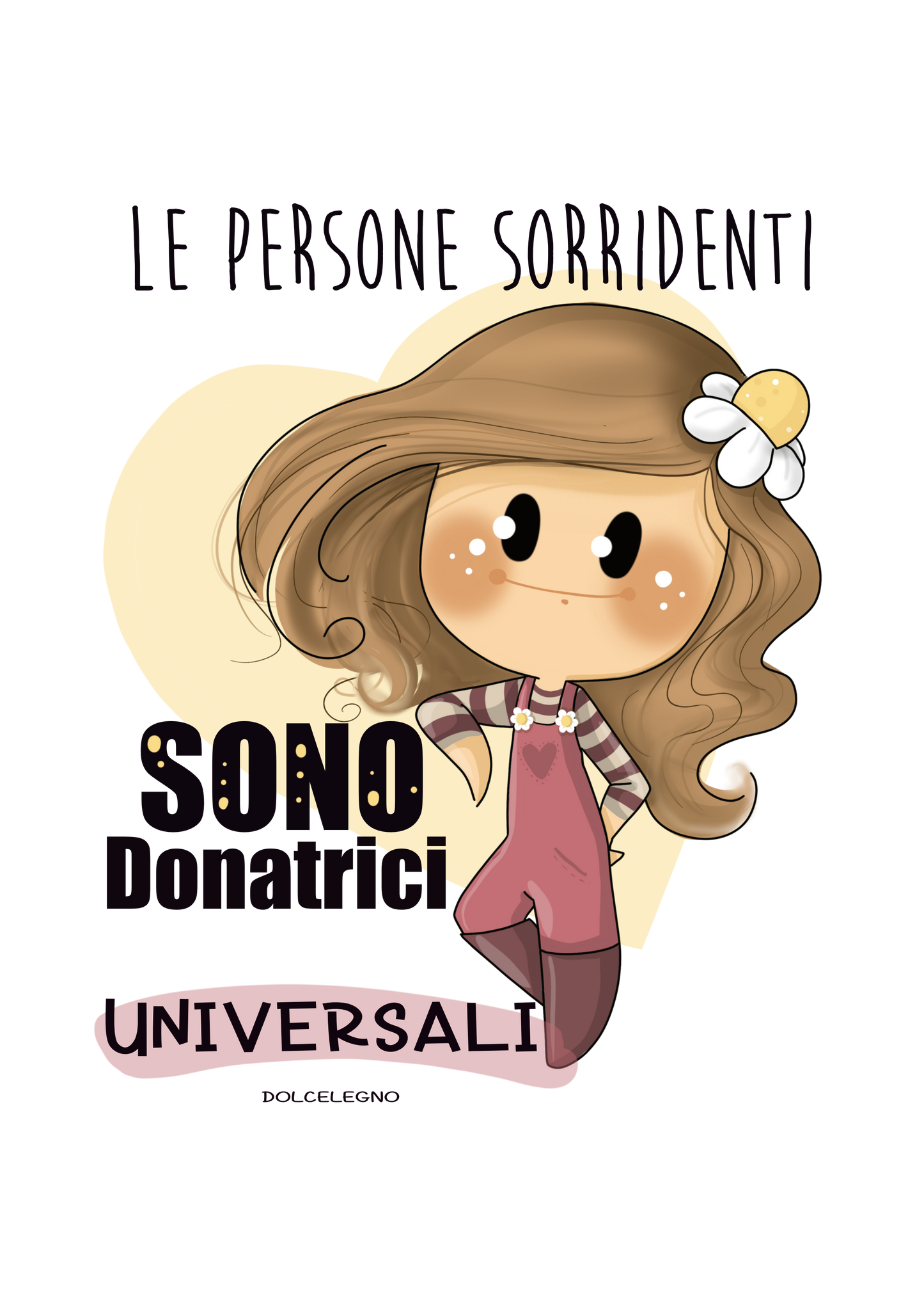 Maglietta "Persone sorridenti" di Dolcelegno