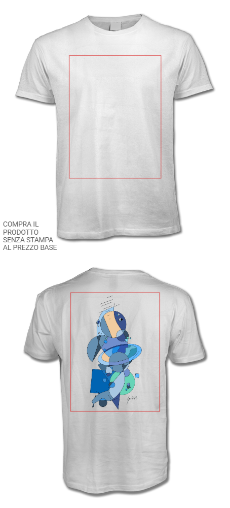 Maglietta personalizzata Festa (solo bianca) (Customized)