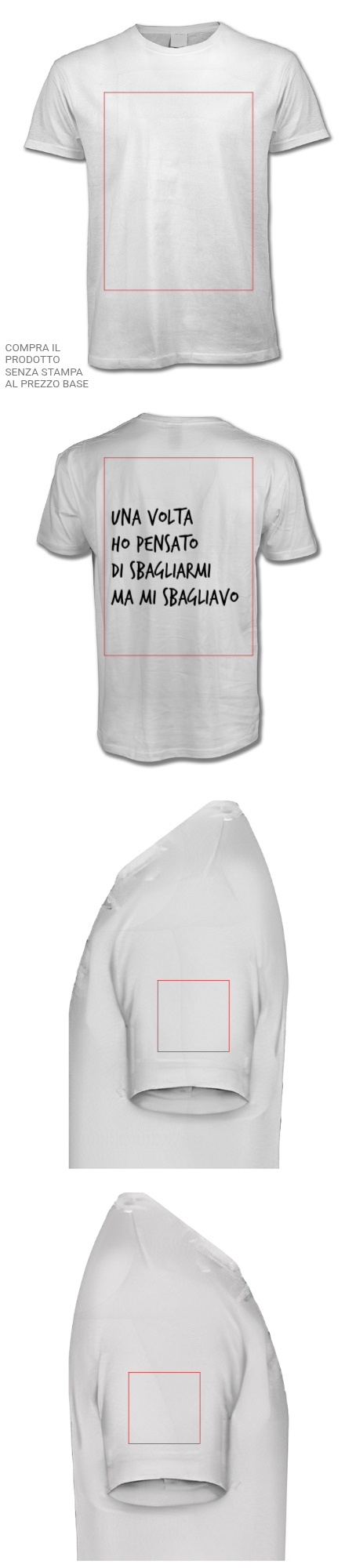 Personalizza maglietta Cotone 100% (Customized)