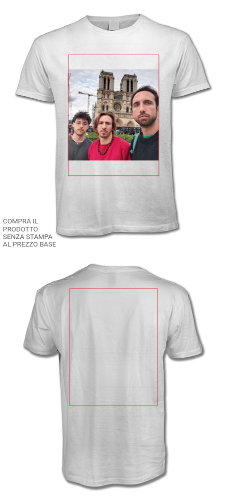 Maglietta personalizzata Festa (solo bianca) (Customized)