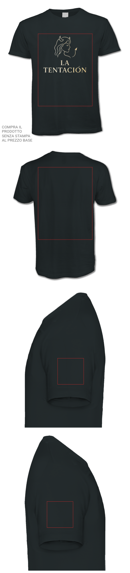 Personalizza maglietta Cotone 100% (Customized)