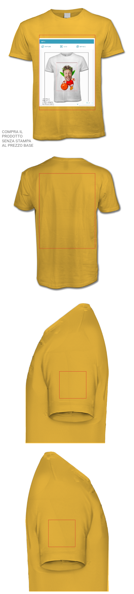 Personalizza maglietta Cotone 100% (Customized)