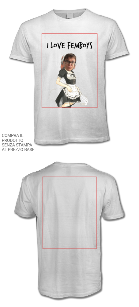 Maglietta personalizzata Festa (solo bianca) (Customized)