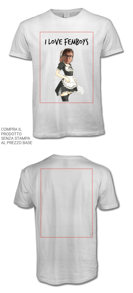 Maglietta personalizzata Festa (solo bianca) (Customized)