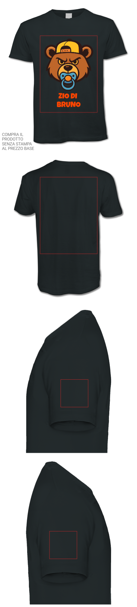 Personalizza maglietta Cotone 100% (Customized)