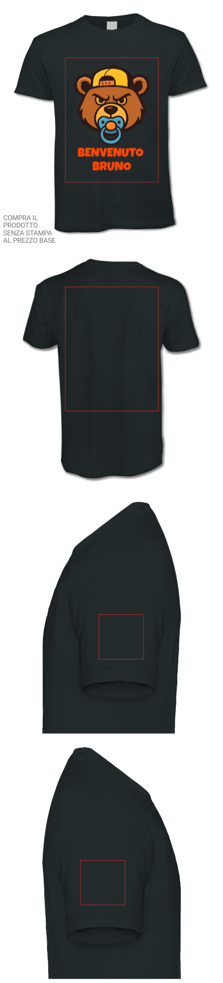 Personalizza maglietta Cotone 100% (Customized)