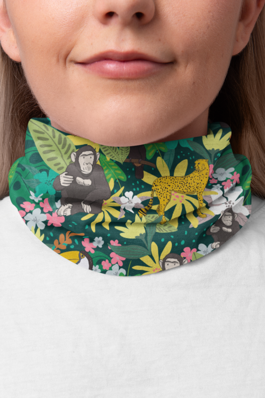 Fascetta scaldina "Animalini Giunglinini" di Libertà Creativa