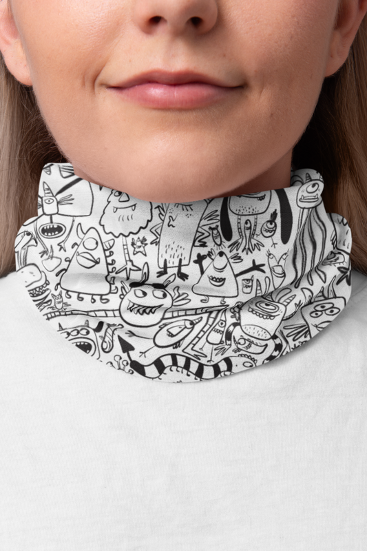 Fascetta scaldina "Mostrini" di Libertà Creativa