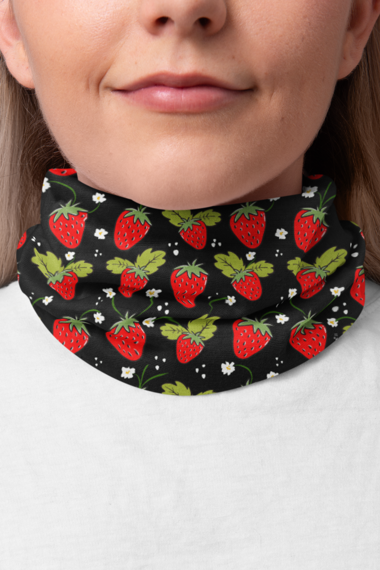 Fascetta scaldina "Fragoline" di Libertà Creativa