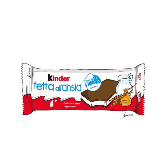 Tazza Fetta all'Ansia  - di Kimi 85