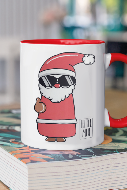 Tazza Babbo Natale - di Little Meh