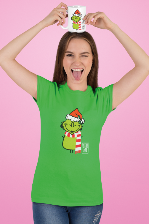 Maglietta Grinch  - di Little Meh