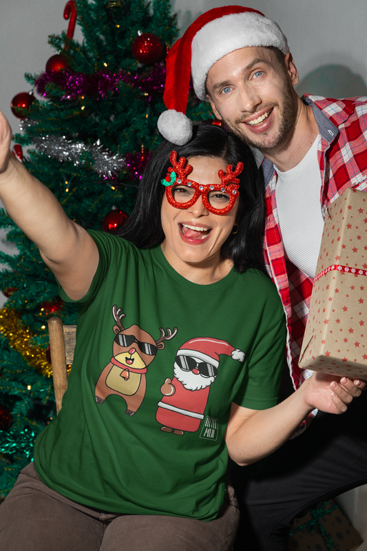 Maglietta Babbo Natale  - di Little Meh