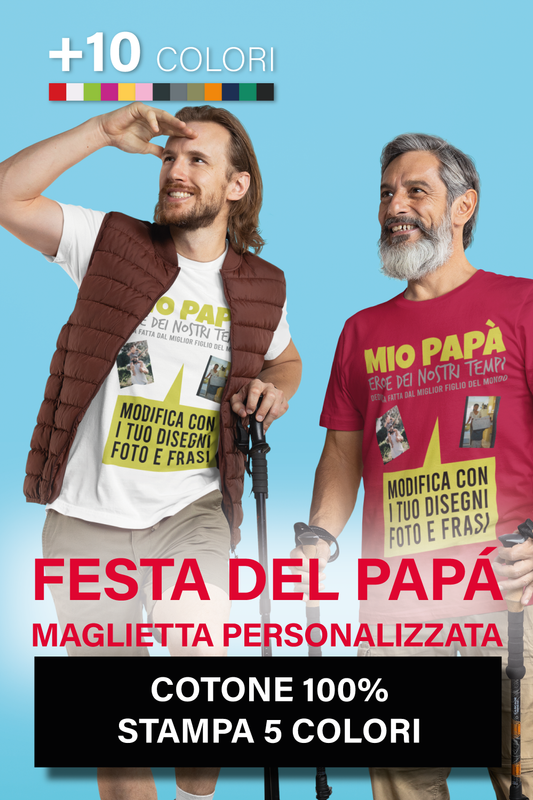 Personalizza maglietta per la festa del Papà