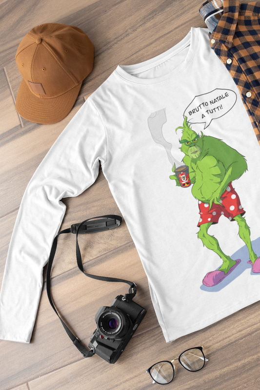 Il Grinch di Simon's Art - Maglia maniche lunghe unisex