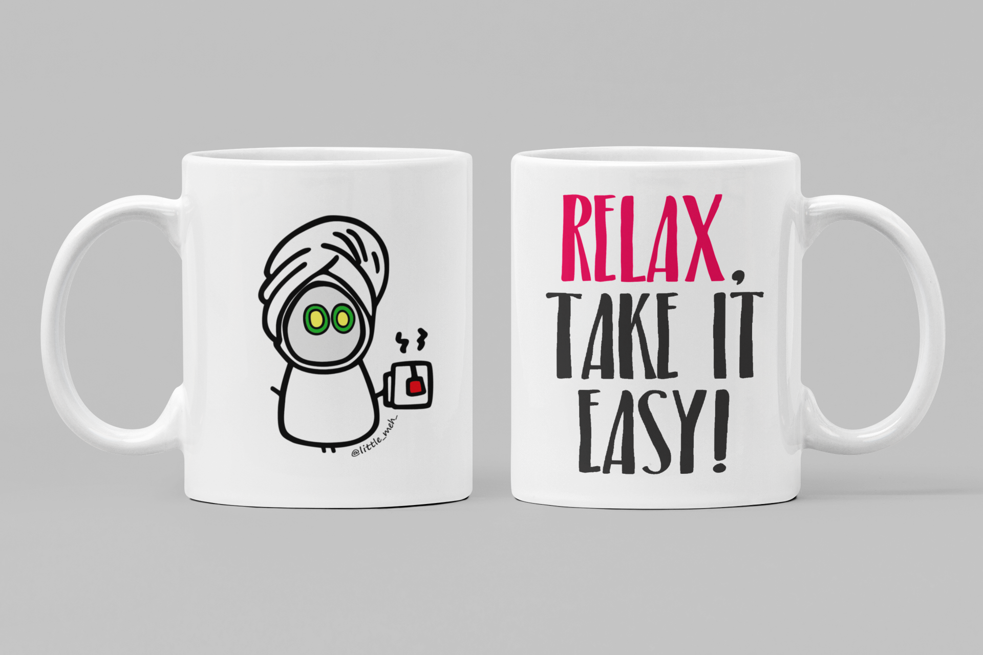 Little Meh Mug "Relax. Take it easy"